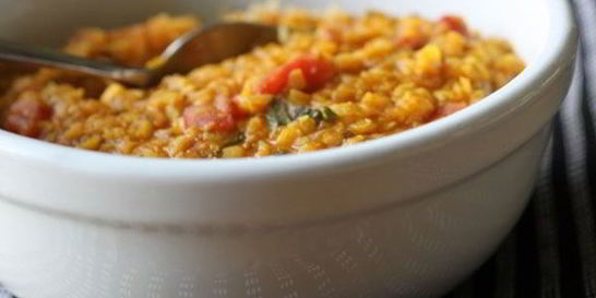 Каша из чечевицы