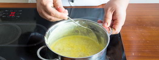 каша из киноа на кокосовых сливках с ягодами. Шаг 2