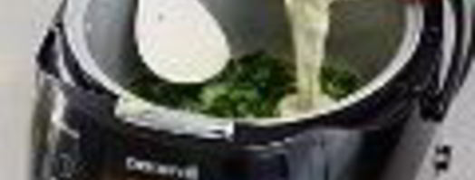 каша из шпината в мультиварке. Шаг 4