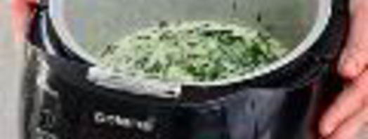 каша из шпината в мультиварке. Шаг 5