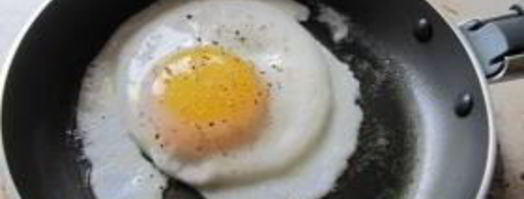 каша злаковая с яйцом и беконом. Шаг 3