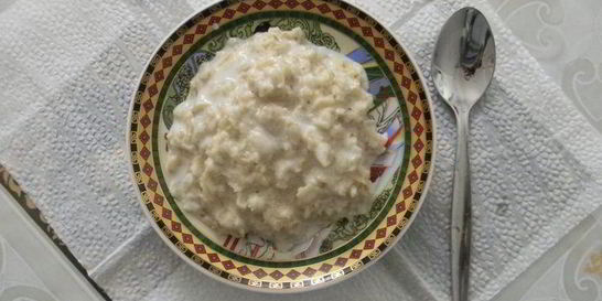 Овсяная каша на молоке