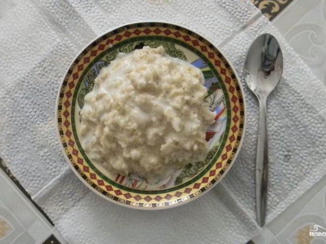 Рецепт овсяной каши на молоке