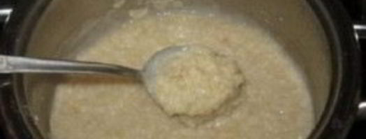 овсяная каша на молоке. Шаг 2