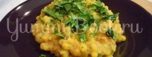 пряная гороховая каша с шафраном. Шаг 14