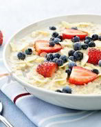 Пшеничная каша с фруктами