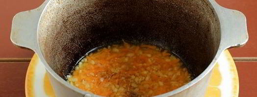 пшеничная каша с морковью и луком. Шаг 9