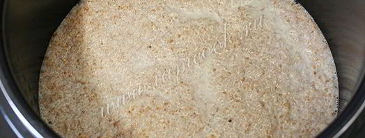 пшеничная каша в мультиварке. Шаг 6