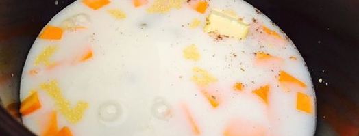 пшенная каша с тыквой в мультиварке. Шаг 5