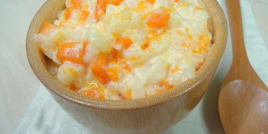 Рисовая каша с тыквой