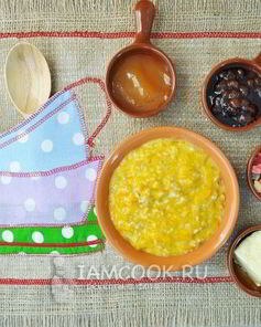 Тыквенная каша в мультиварке