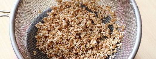 жидкая пшеничная каша. Шаг 4