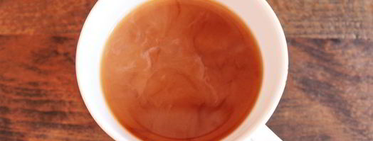 чай латте. Шаг 5