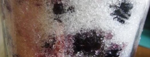 ежевичный сироп для дамских алькогольных напитков. Шаг 3