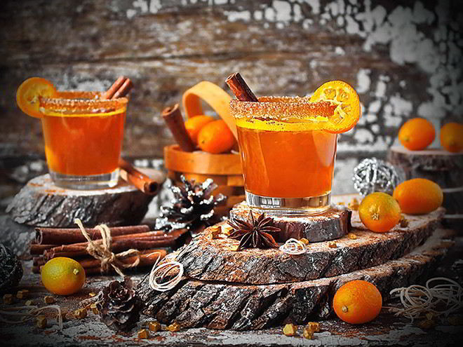 Рецепт горячего золота — апельсинового коктейля с ликером amaretto