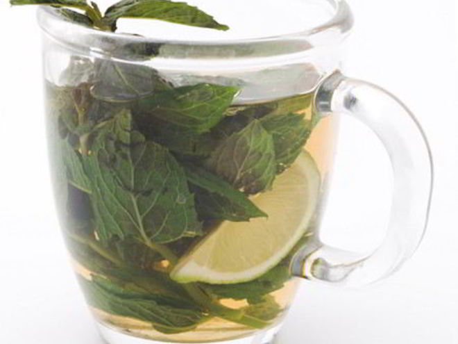 Рецепт горячего мятно-лимонный напиток