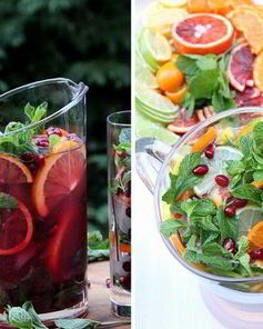 Гранатово-цитрусовый коктейль