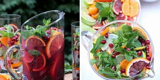 Гранатово-цитрусовый коктейль