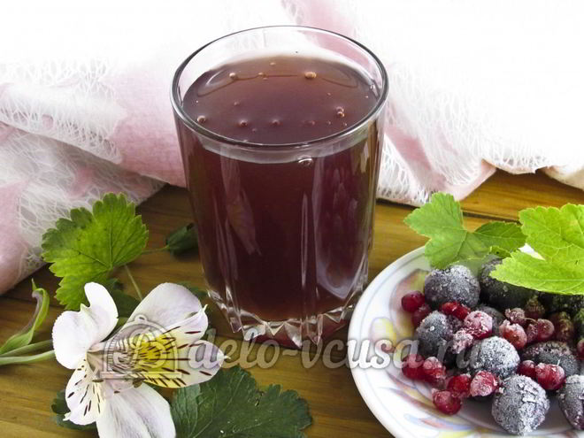 Рецепт киселя из ягод