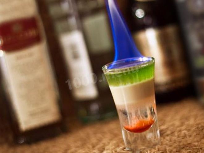 Рецепт коктейля абсент самбука