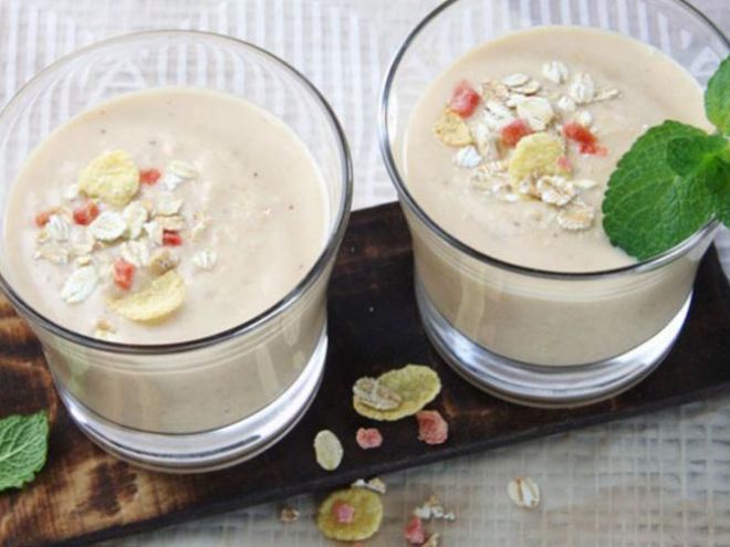 Рецепт коктейля фруктового с мюсли