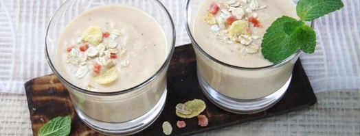 коктейль фруктовый с мюсли. Шаг 4