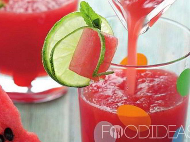 Рецепт коктейля из арбуза с лаймом