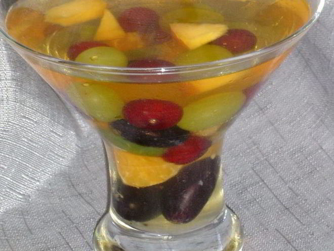 Рецепт коктейля из яблочного и виноградного сока