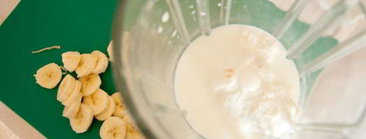 коктейль с бананом. Шаг 3