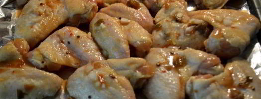 куриные крылышки глазированные кленовым сиропом. Шаг 3