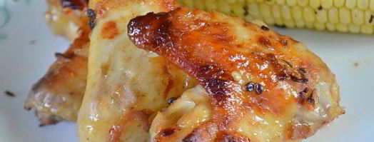 куриные крылышки глазированные кленовым сиропом. Шаг 4