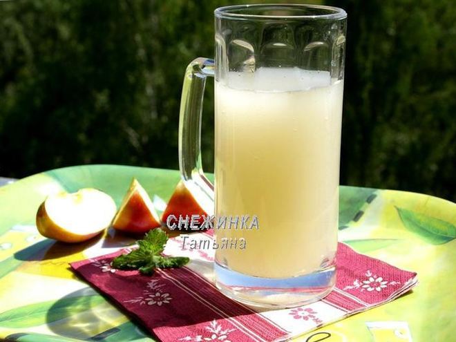 Рецепт яблочного кваса