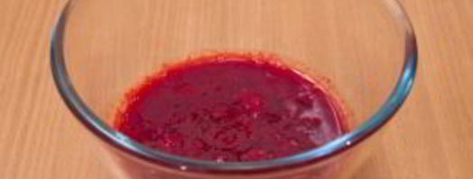 малиновый коктейль. Шаг 3