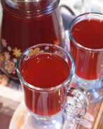 Малиновый напиток с лимоном и базиликом