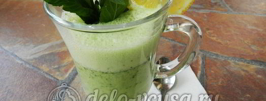 огуречный коктейль. Шаг 10