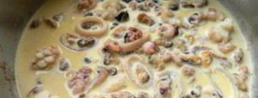 паста с морским коктейлем. Шаг 2