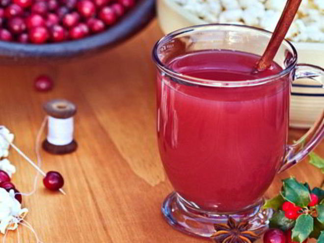 Рецепт пряного клюквенного напитка