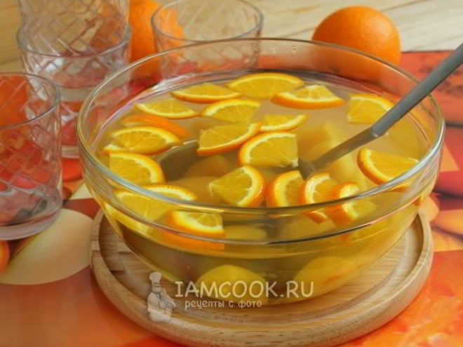 Рецепт пунша фруктового