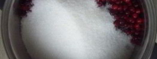 сироп брусничный. Шаг 2