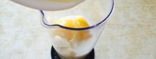 банановый смузи с молоком. Шаг 5