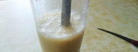 банановый смузи с молоком. Шаг 6