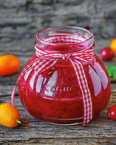 Клюквенный смузи с кумкватом