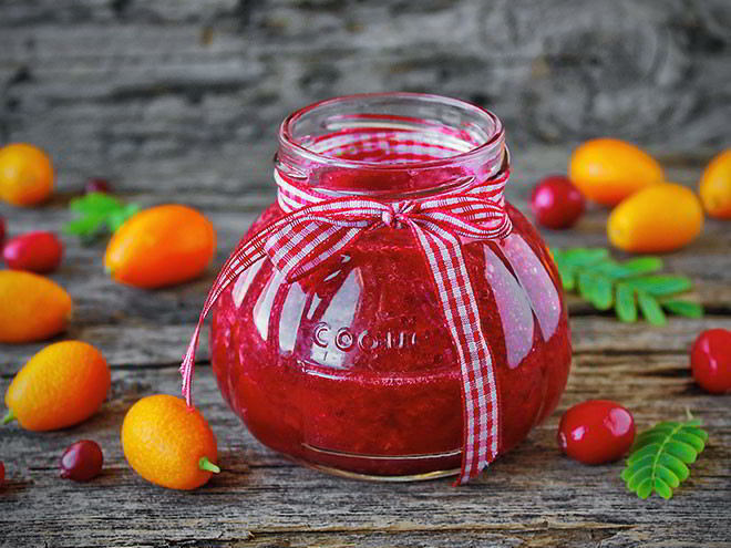 Рецепт клюквенного смузи с кумкватом