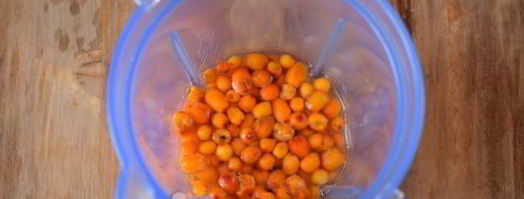 облепиховый смузи с имбирем. Шаг 6