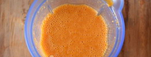 облепиховый смузи с имбирем. Шаг 9