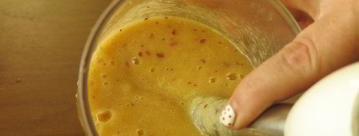 полосатый смузи. Шаг 3