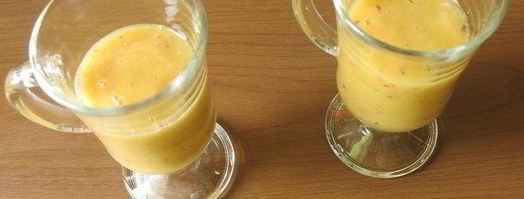 полосатый смузи. Шаг 6