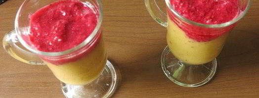 полосатый смузи. Шаг 7