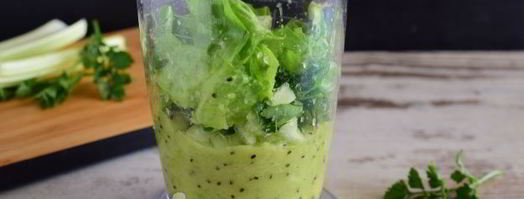 смузи из сельдерея, яблока и киви. Шаг 9