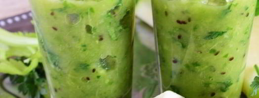 смузи из сельдерея, яблока и киви. Шаг 14